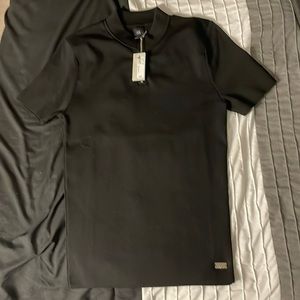 River Island Muscle Fit Half Zip Shirt